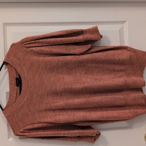 Ann Taylor Women's Dusty Rose Crew Neck Sweater